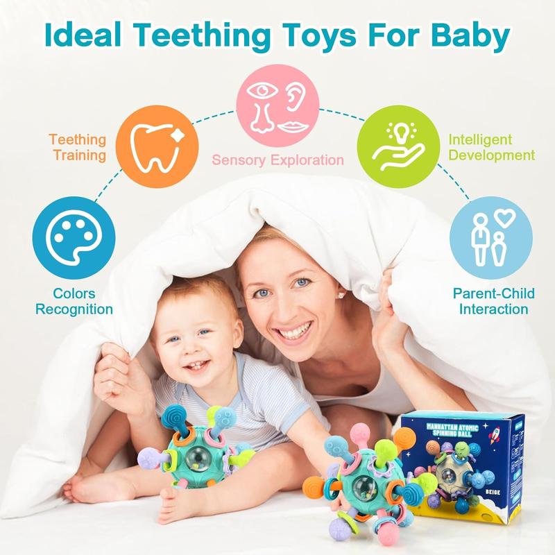 Baby Sensory Fidget Toy, Early Education Toy, Colorful Baby Teething Toy