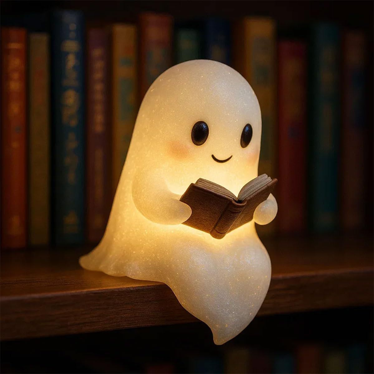 Cute LED Halloween Ghost Night Light Children's Nightlight Gift Bedside Sleep Lamp